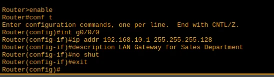 Cisco IOS Interface Configuration